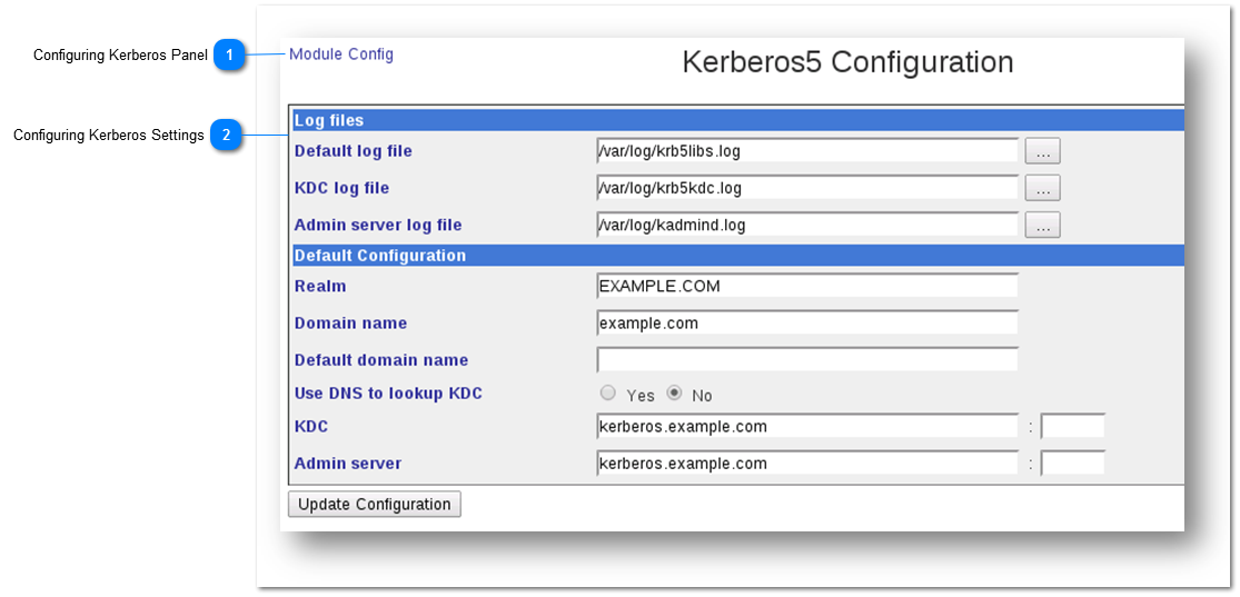 Configuring Kerberos