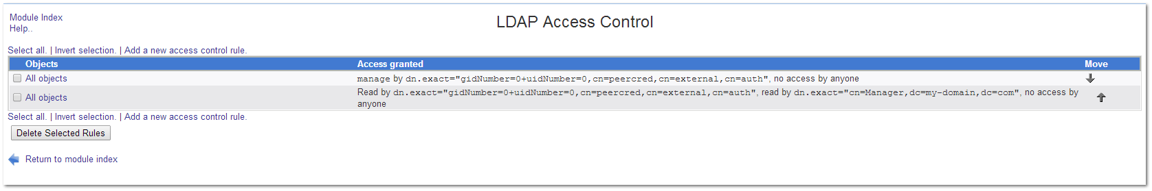 LDAP Access Control