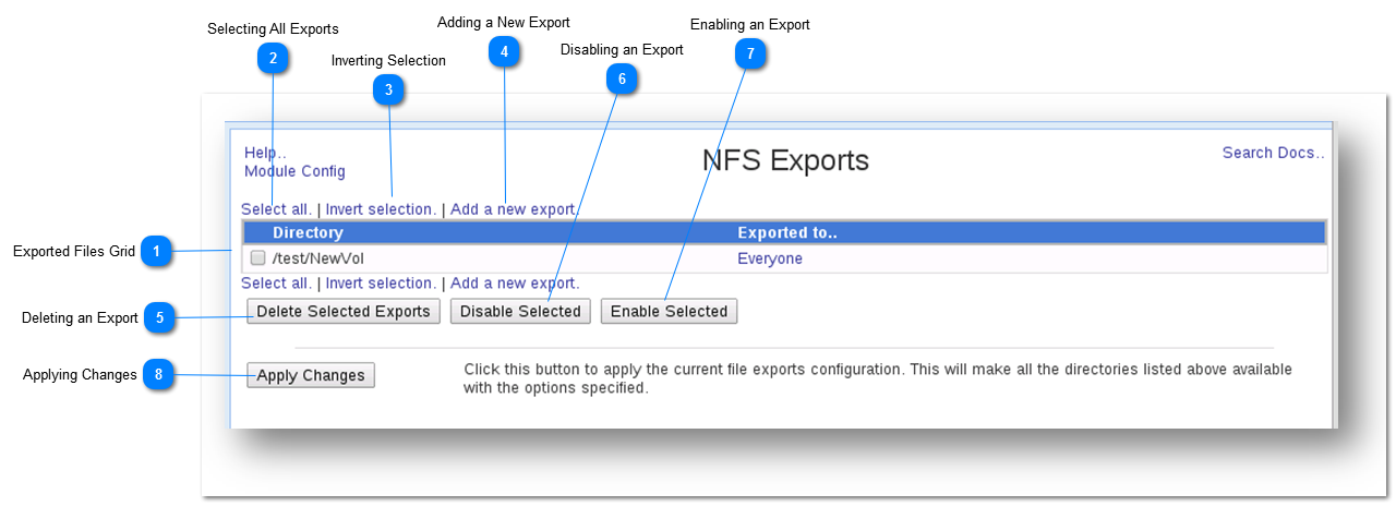 Managing NFS Exports