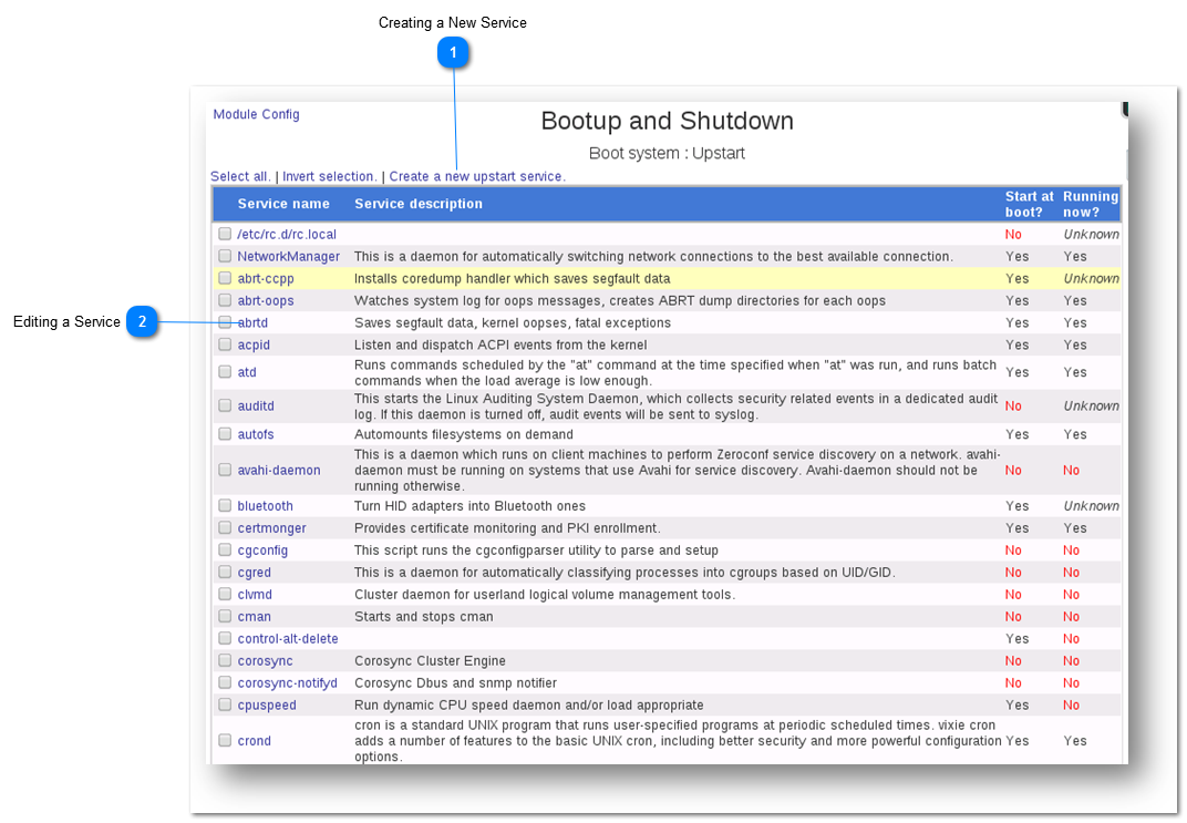 Managing System Services