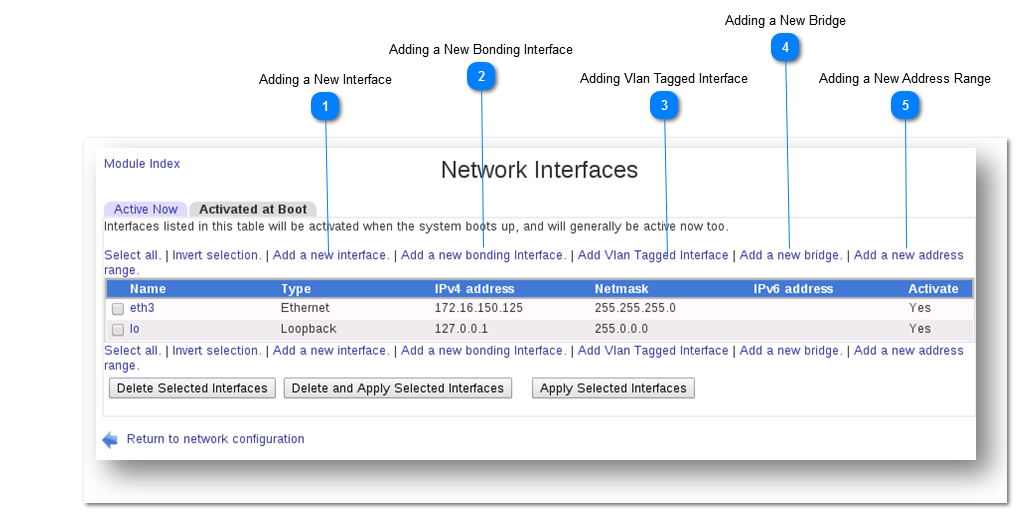 Network Interfaces