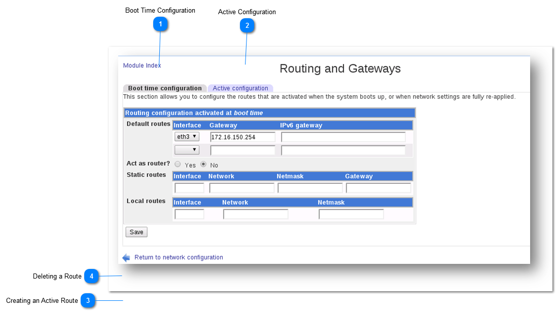 Routing and Gateways