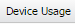 12. Device Usage